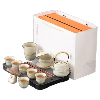 Chinese Kung Fu Tea Set glass Portable Teapot Set