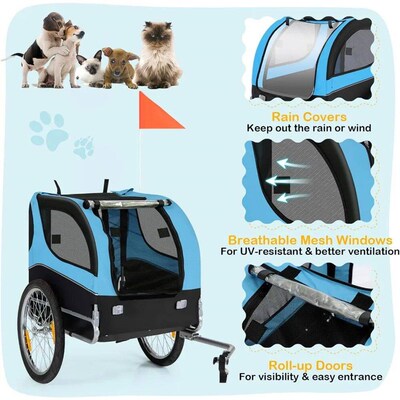 Dog Bike Trailer -Dog Trailer for Bicycle, Cargo Cycle Trail