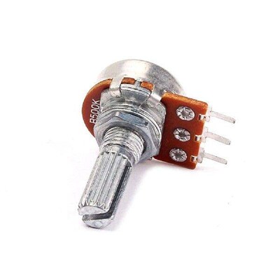 B500K Audio Potentiometers Guitar Volume Control Mini Shaft
