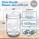 Pint Wide Jars Mason Size Mouth