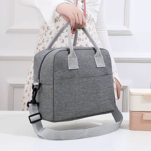 Lunch Bag with Shoulder Strap Handle Cooler Bag Women Portab