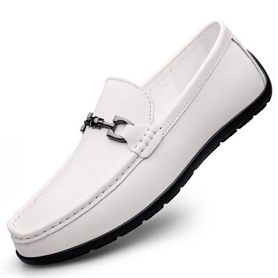 Mens Oversize 45 Leather Soft Bottom Beanie Casual Shoes Siz