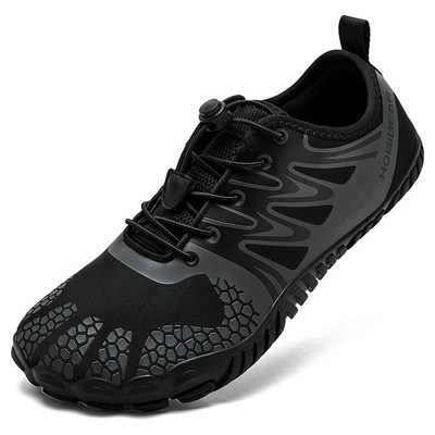 Wide Toe Barefoot Shoes for Unisex Artificial Leather Outdoo