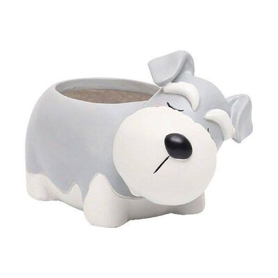 Resin Sleeping Pet Succulent Flower Pot Creative Garden