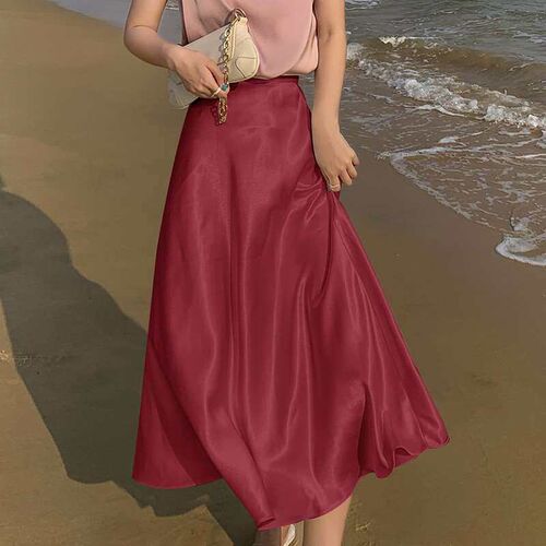 Real shot silky drape feeling Japan steamer acetic acid sati
