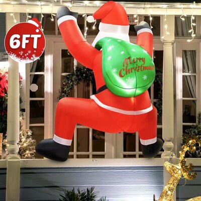 Christmas ornament inflatable Santa Claus luminous ornament