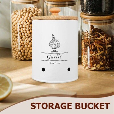 Storage Jar Ginger Holder Kitchen Container Household
