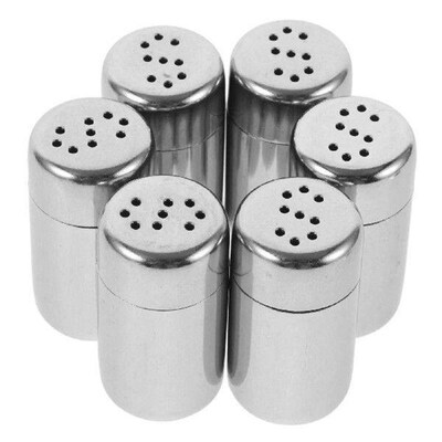 6 Pcs Server Mini Pepper Shaker Collapsible Water Bottles