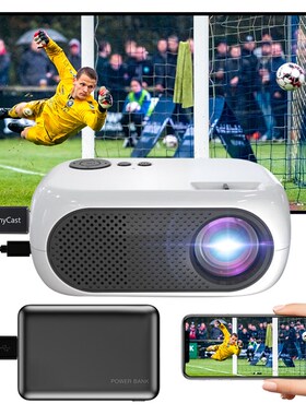 Mini Projector Support 1080P Full HD Native 360P LED Project