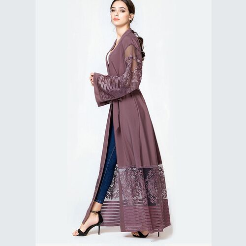 Plus Size Autumn Blusas Mujer De Moda 2020 Abaya Women Long