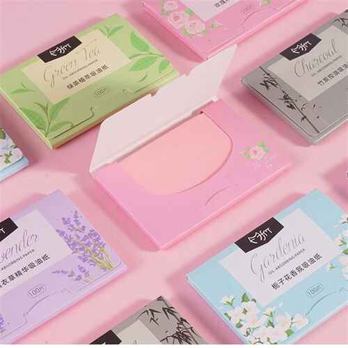 5 Box Matte Face Wipes Oil Control Oil-absorbing Face Cleani