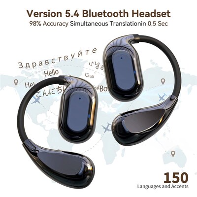 Translation Earbuds Real Time, 150 Languages  AI Translator