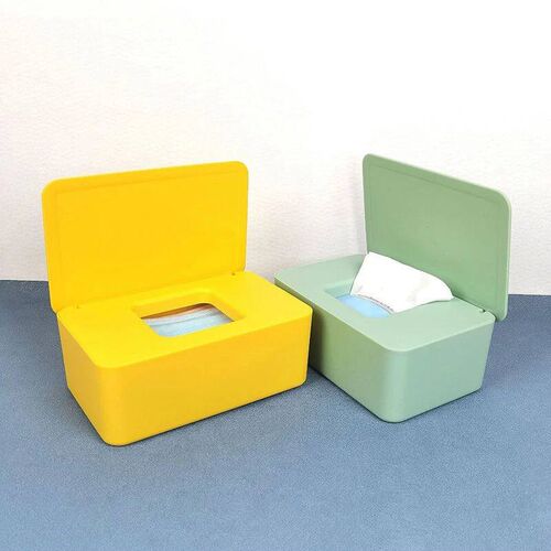 Dustproof Wet Tissue Box With Lid Baby Nappy Wet Tissue Stor