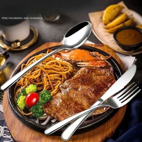 Portable Stainless Steel Cutlery Suit with Storage Box Chops