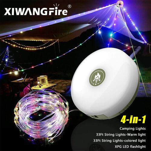 USB Rechargeable Camping Light 10meter Light String Outdoor