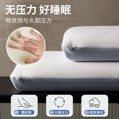 Slow Rebound Memory Foam Pillow Neck Support Sleep Aid Pillo