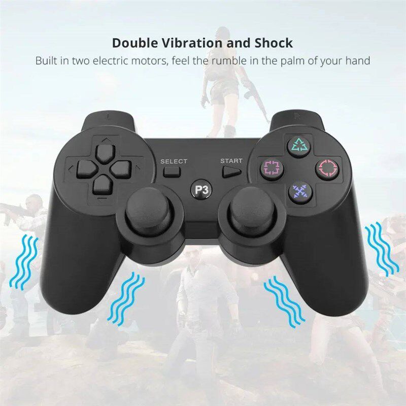 Controller for PS3 Slim Pro Joystick Gamepad Dual Vibration