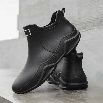 Mens Rain Boots Rain Shoe Cover Non-slip Shoe Protectors