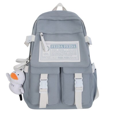 Schoolbag female junior high school students capacity new gi
