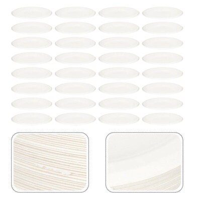 50 Pcs Paper Dinner Plates Birthday Party Food Tableware Dis