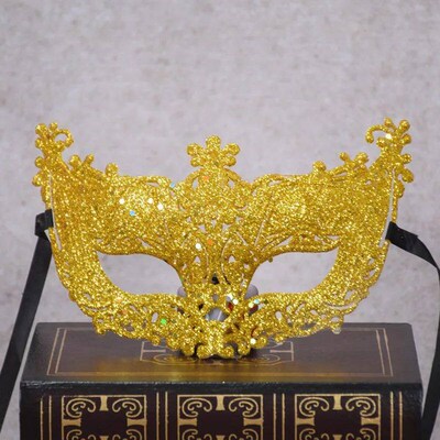 Masker Masquerade Venesia Mewah Fashion Baru Topeng Mata Rub