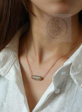 -ins diamond-encrusted small waist tide product clavicle cha