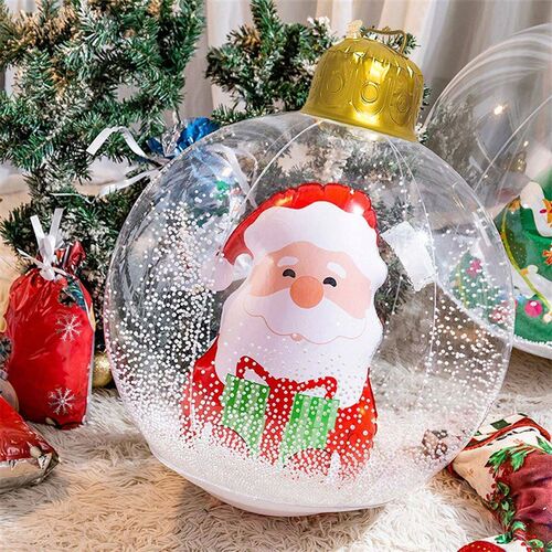 Transparent Giant Inflatable Christmas Ball Outdoor Inflatab