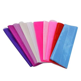 10m/lot 48cm Sheer Crystal Organza Tulle Roll Fabric for Wed
