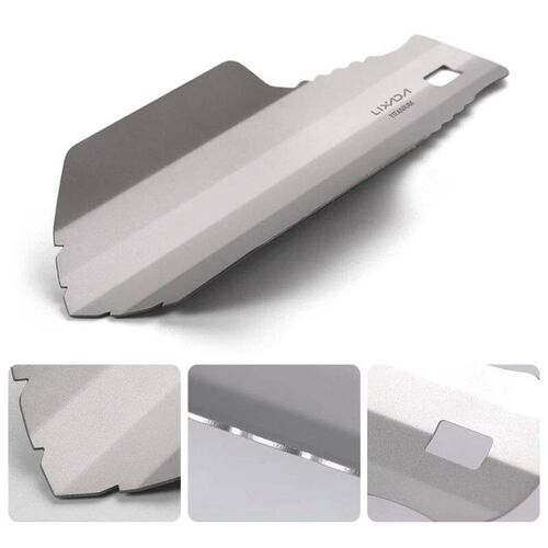 Lixada Titanium Camping Shovels Outdoor Compact Poop Shovel