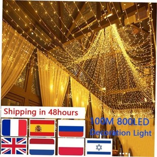 Fairy Lights 10M-100M Led String Garland Christmas Light Wat