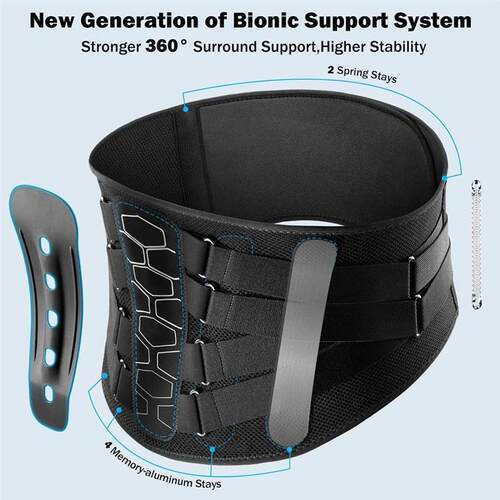 Back Brace for Lower Back Pain, Sciatica, Herniated Disc, Sc