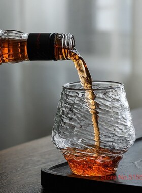 Japanese Hazy Air Wine Glass Snowflakes Falling Whiskey Tumb