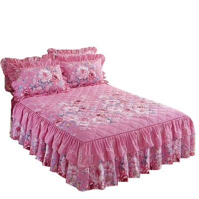 Mattess Cover Cotton Bed Skirt One-piece Thickened Scrub Bed