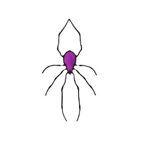Spider Stained Glass Suncatcher Halloween Decorations