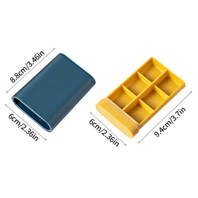Mini Small Portable Travel Vitamin Box Pill Cases Container