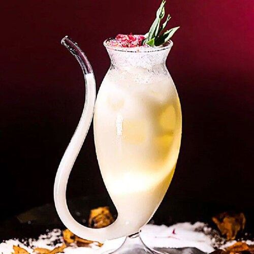 Spiral Cocktail Glass Revolving Martini Creative Long Tail