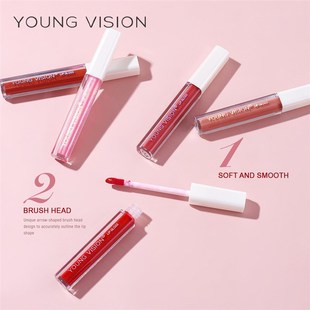 Lip Gloss Matte Liptint 6 Colors Long Lasting Lipgloss Nude