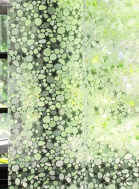 默玛EVA浴帘防水卫生间浴帘浴帘布浴帘隔断加厚防霉3D钻石小石头