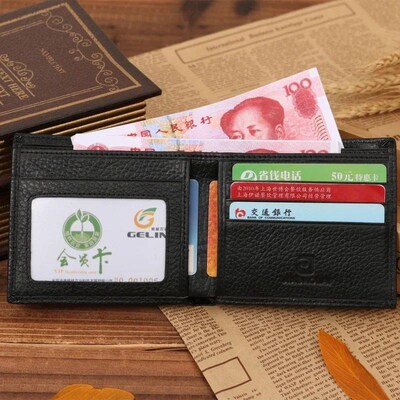 Crocodile Skin Wallet Men 100% Genuine Leather Small Zipper