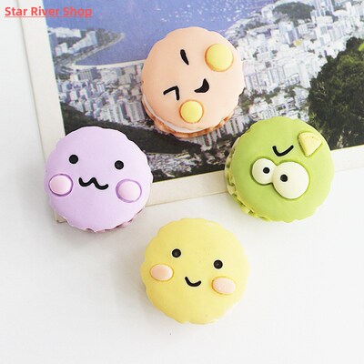 Set of Six fridge cookies magnet Macaron food model kitchen