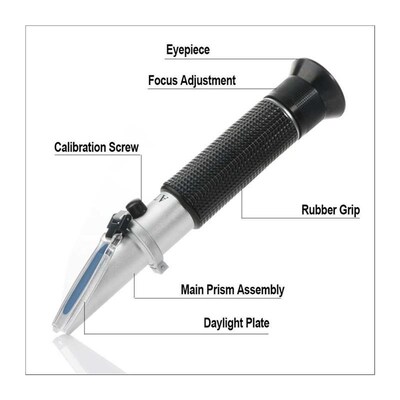 Refractometer Alcohol Meter Portable Auto Digital Refractome