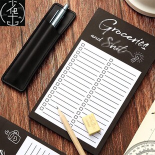 Grocery Back List Planner Fridge 50Pages Notepads Magnetic