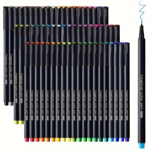 12-100pcs Colorful Line Drawing Pen Set Micro Tip Fineliner