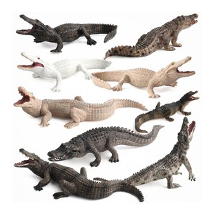 Realistic Reptile Animal Model Figurine Lizard Chameleon Cro