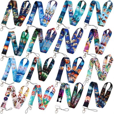 YQ317  Lanyard Pooh Bear Phone Rope Toy Story ID Card Badge