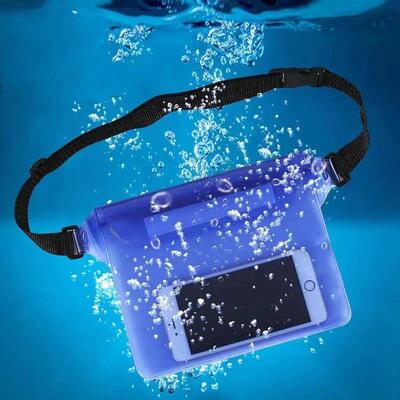 Three Layer Sealed Waterproof Bag With Touch Screen Adjustab
