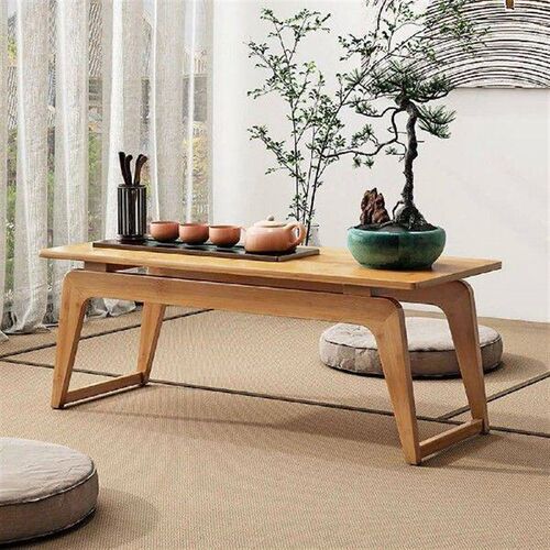 Small Coffee Table Foldable Low Floor Table for Floor