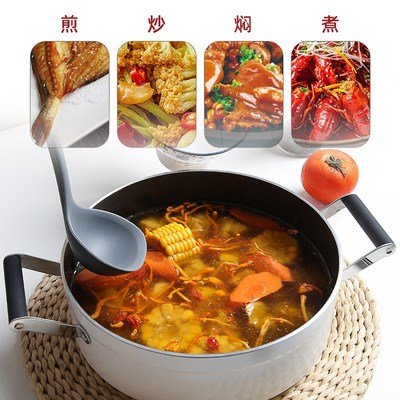 普匠多功能料理汤锅家用耳煮锅炖锅不粘锅燃气电磁炉电陶炉通用