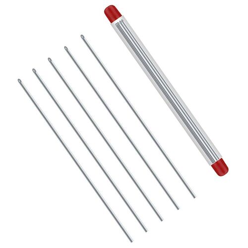 5pcs Hollow Earthworm Hooking Needle Worm Penetrate Needles