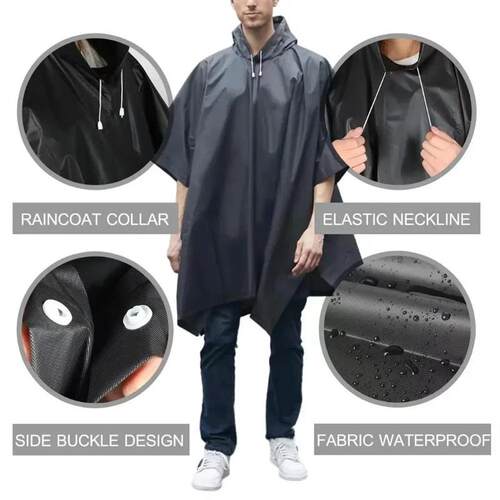 Cycling Raincoat, Canopy Style Adult Raincoat, Outdoor Cycli